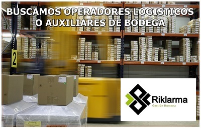 Vacante Auxiliar de Bodega en Cali