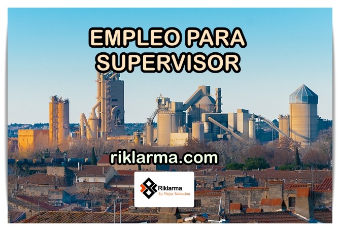 EMPLEO PARA SUPERVISOR DE PRODUCCION EN CALI