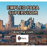 EMPLEO PARA SUPERVISOR DE PRODUCCION EN CALI
