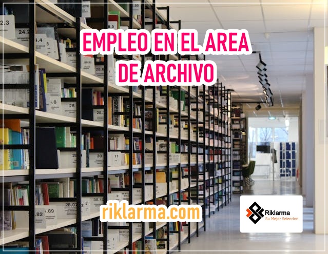 EMPLEO PARA AUXILIAR DE ARCHIVO EN CALI