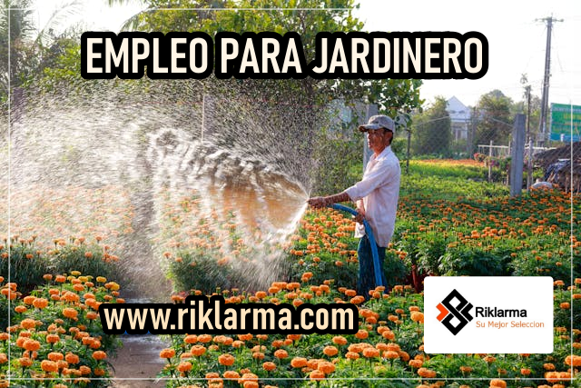 EMPLEO PARA JARDINERO EN CALI