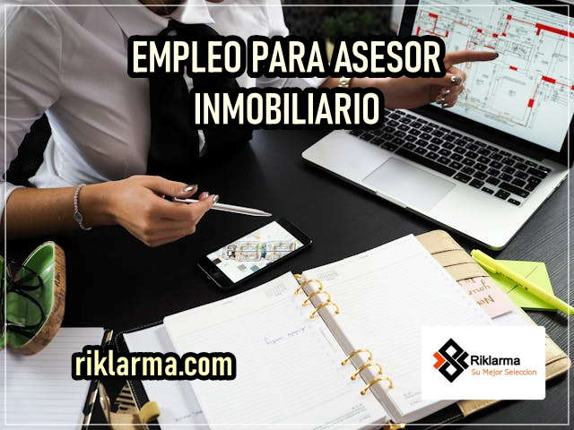 EMPLEO PARA ASESOR INMOBILIARIO EN CALI